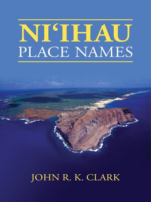 cover image of Niʻihau Place Names